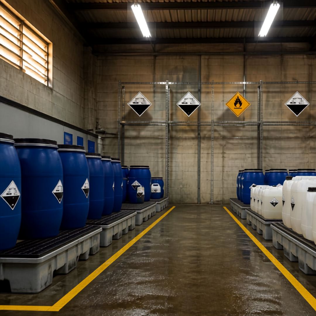 Chemical Storage Segregation: The Compatibility Matrix